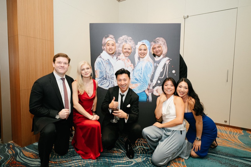 ABBA photo booth at Sweden Ball